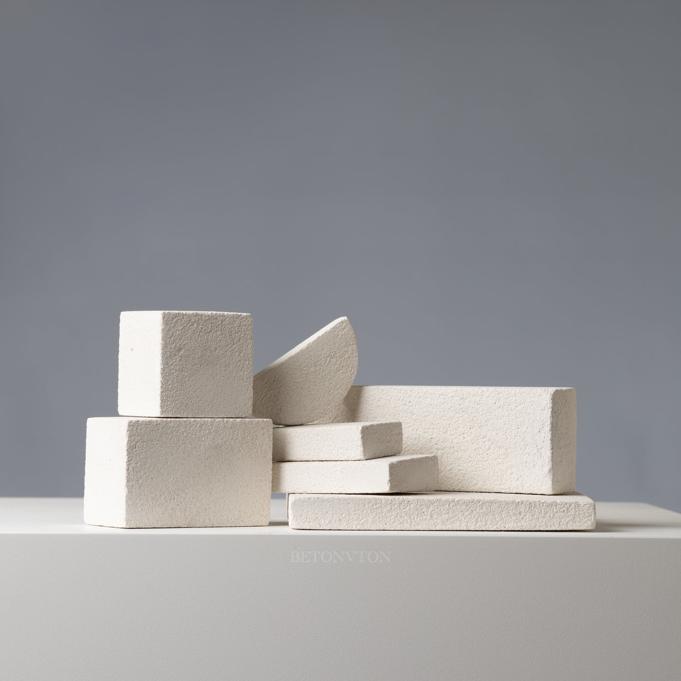 Textured Product Photography Prop Set, Retail Display In Stock EU